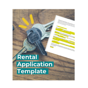 Rental application letter template in English and Swedish